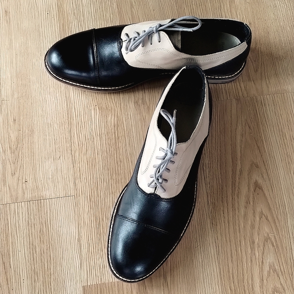 Black Tag by Zara men's leather shoes Size 11